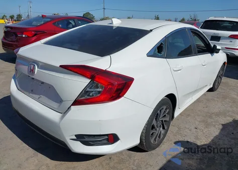 2018 Honda Civic Ex from USA, damaged, VIN 2HGFC2F7XJH575285